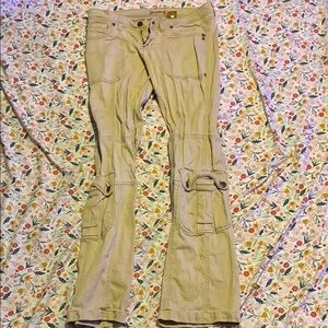 Stylish Tan Women's Cargo Pants